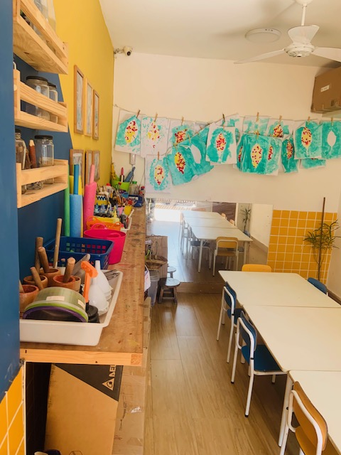 Sala de aula infantil organizada